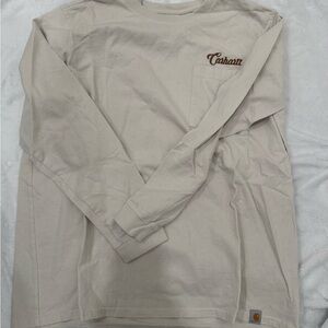 Carhartt Beige Long Sleeve Shirt